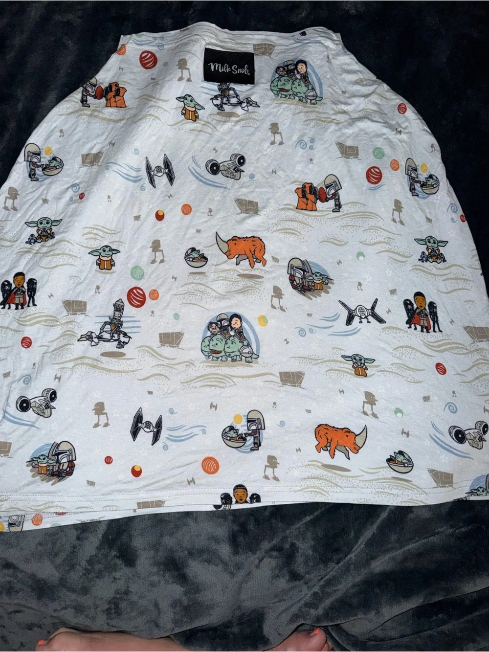 Milk Snob Baby Nursing/ Car seat cover - Star Wars Characters Print